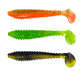 Силиконовая приманка BASS PRO Plump Ribtail