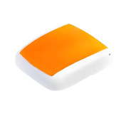 Мотыльница Salmo 2-х секц. (8*6*2.5 см) оранж. флюор.