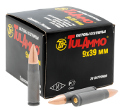 Пат охотничий УПЗ (ТПЗ) 9х39 гил.ст. с п/п обол. (20шт.) в короб