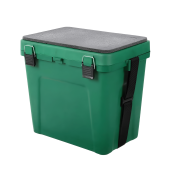 Ящик зимний Три Кита (310*360*240 мм) (4 отд. для приманок) малый зеленый
