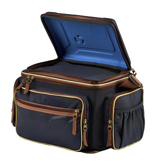 Сумка-термо AQUATIC С-44С (32*23*27 см) с 18 банками, синяя