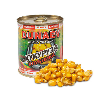 Добавка для прикормки ''DUNAEV'' ж/б 320 мл. Кукуруза Клубника