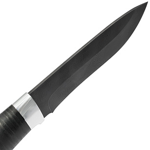 Нож туристич. Н6, ст. У10А-7ХНМ, дюраль, кожа